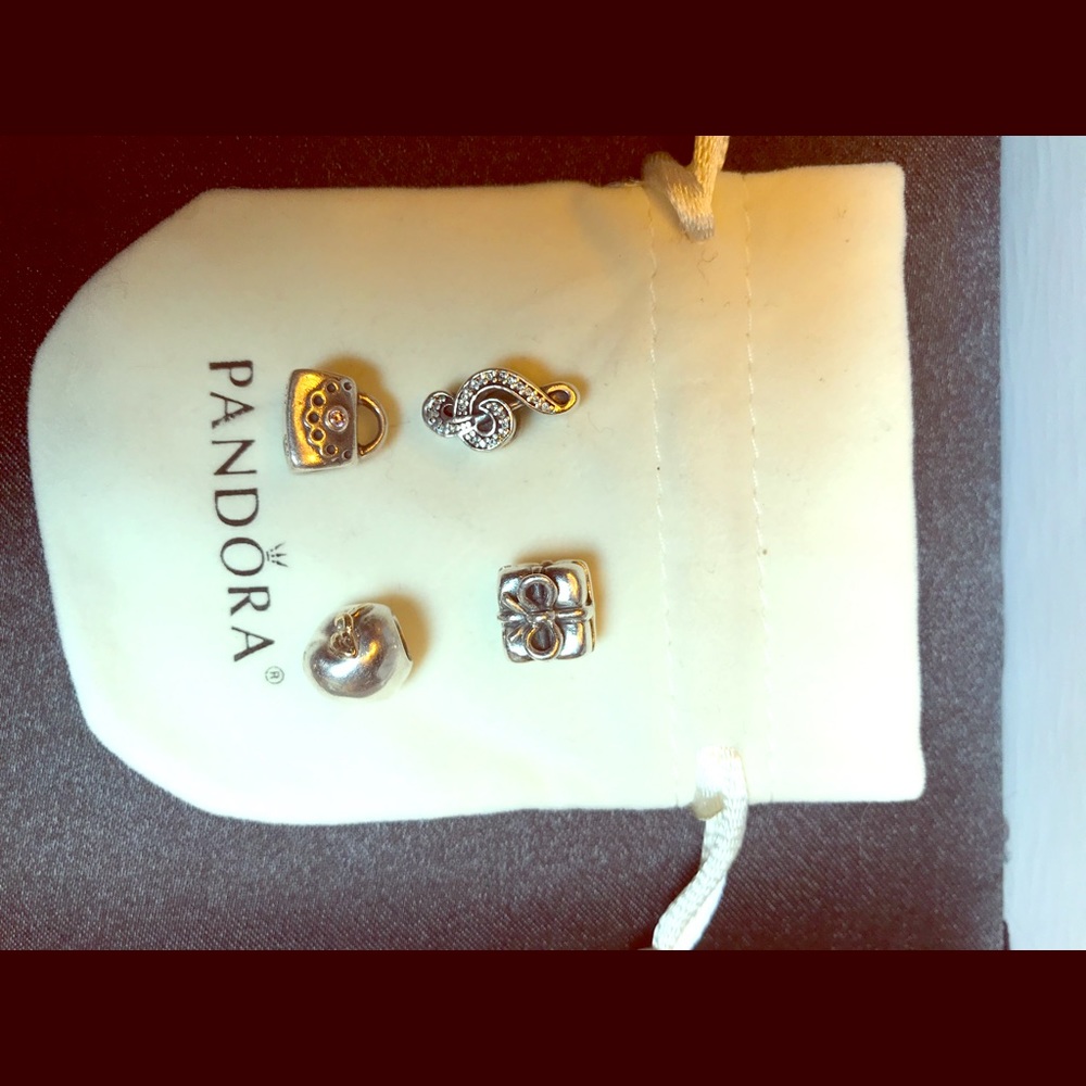 Three authentic Pandora charms
